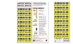 barcode sticker instructions