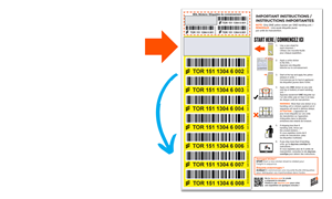 barcode sticker instructions