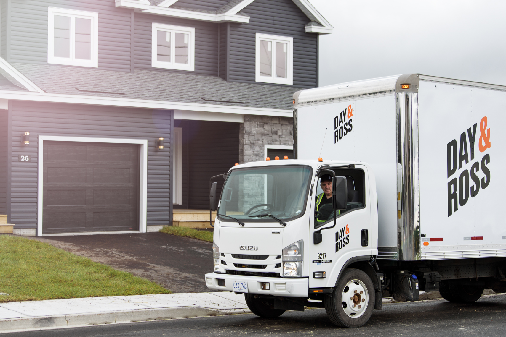 residential delivery truck